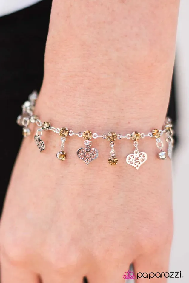 Bracelets Paparazzi Jewelry Paparazzi Bracelet If My Heart Had Windows Brown