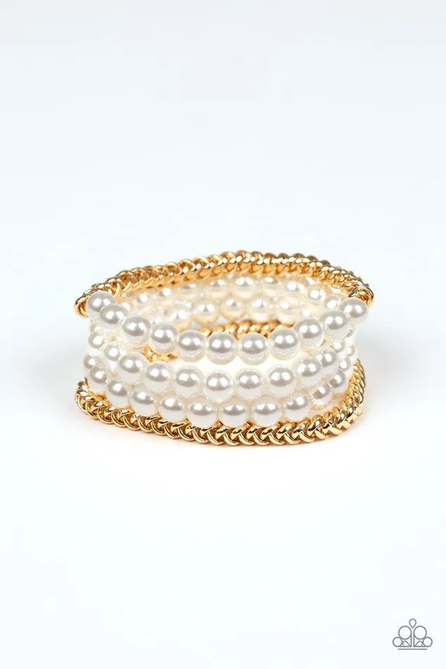 Bracelets Paparazzi Jewelry Paparazzi Bracelet Industrial Incognito Gold