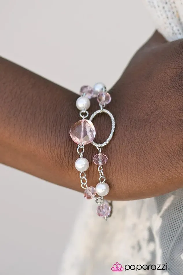 Bracelets Paparazzi Jewelry Paparazzi Bracelet Moonlit Beaches Pink
