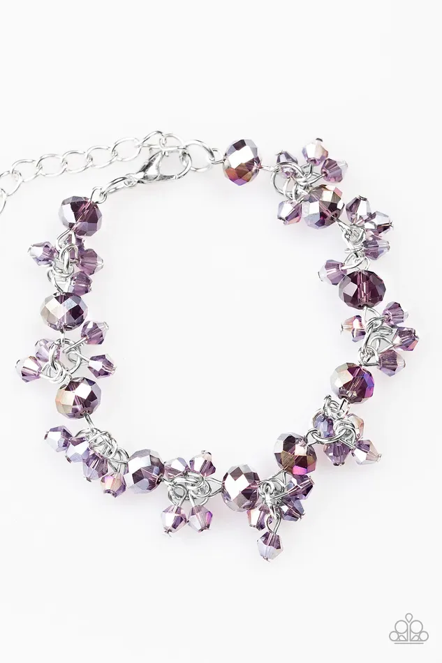 Bracelets Paparazzi Jewelry Paparazzi Bracelet Oh My Stars Purple