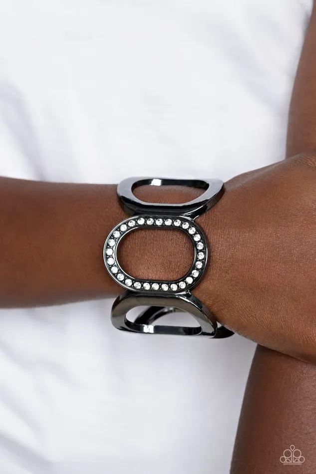 Bracelets Paparazzi Jewelry Paparazzi Bracelet Opulent Ovals Black