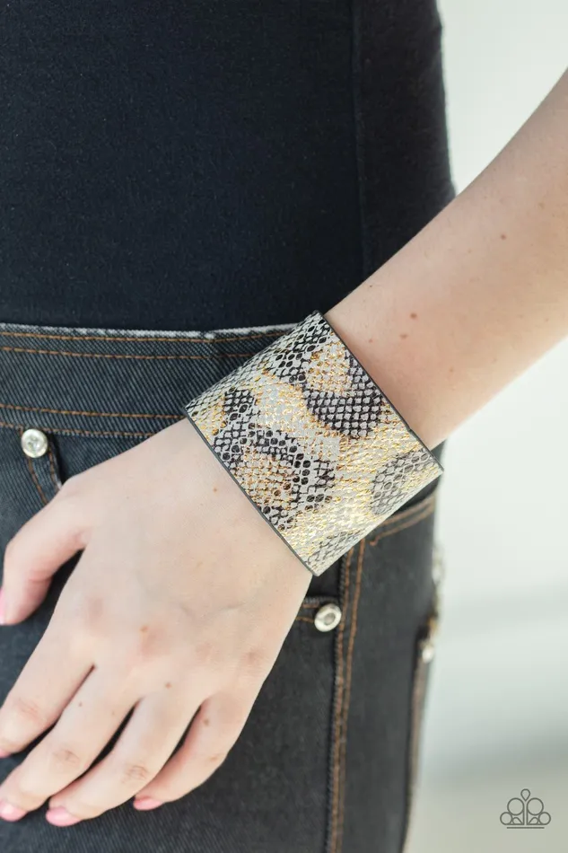 Bracelets Paparazzi Jewelry Paparazzi Bracelet Serpent Shimmer Silver