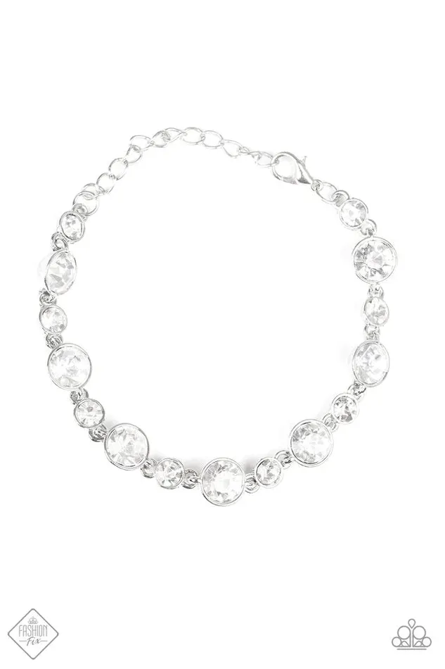 Bracelets Paparazzi Jewelry Paparazzi Bracelet Starstruck Sparkle White
