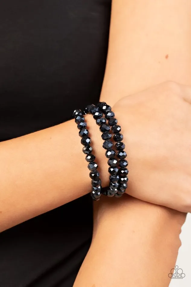 Bracelets Paparazzi Jewelry Paparazzi Bracelet Supernova Sultry Blue