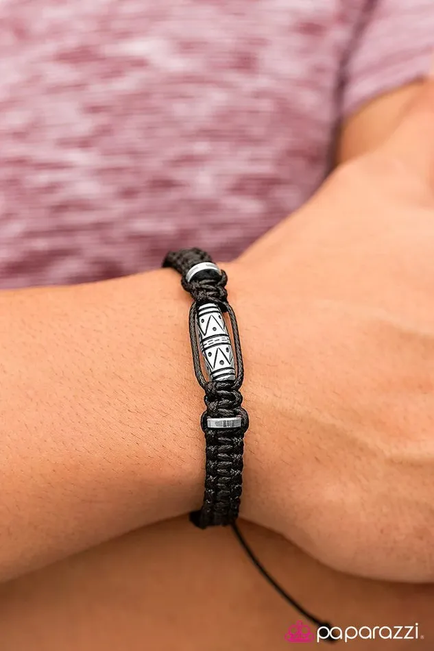Bracelets Paparazzi Jewelry Paparazzi Bracelet Tahiti Tiki Black