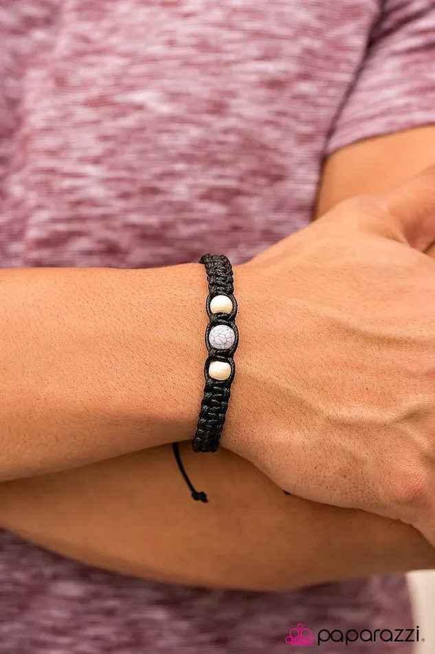 Bracelets Paparazzi Jewelry Paparazzi Bracelet Walk This WAVE Black