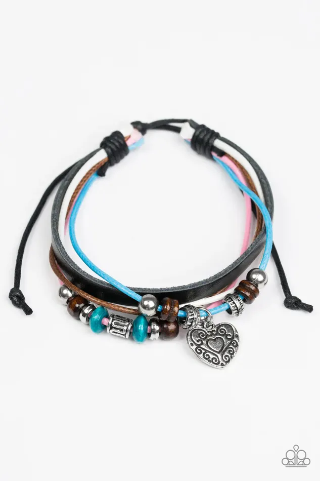 Bracelets Paparazzi Jewelry Paparazzi Bracelet Wild Heart Black
