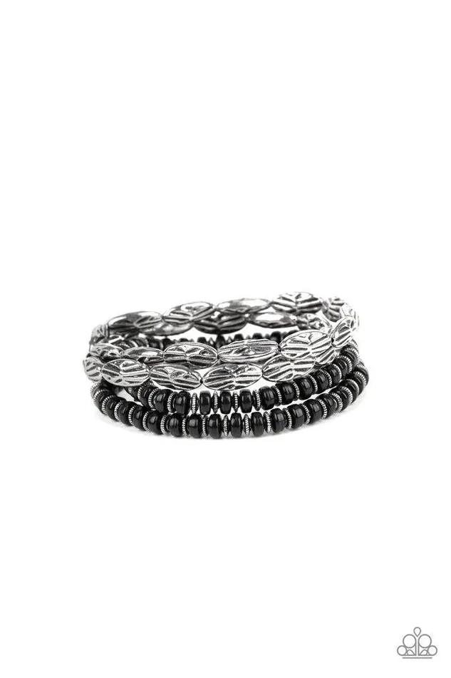 Bracelets Paparazzi Jewelry Paparazzi Bracelet Wild Wonder Black