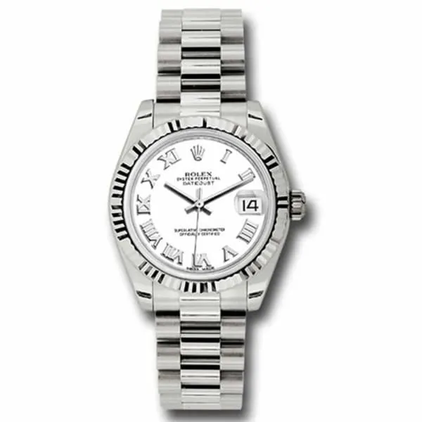 Bracelets Rolex Datejust 31mm Ref 178279 wrp White Dial 18K White Gold President Bracelet Womens Watch Rolex Bracelets Rolex Datejust 31mm Ref 178279 wrp White Dial 18K White Gold President Bracelet Womens Watch Rolex