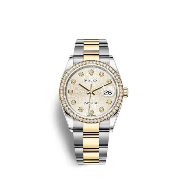 Bracelets Rolex Datejust 36mm Ref 126283rbr0014 Silver Jubilee Diamond Dial Diamond Bezel Two Tone Stainless Steel 18K Yellow Gold Oyster Bracelet Watch Rolex Bracelets Rolex Datejust 36mm Ref 126283rbr0014 Silver Jubilee Diamond Dial Diamond Bezel Two Tone Stainless Steel 18K Yellow Gold Oyster Bracelet Watch Rolex