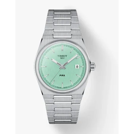 Bracelets Tissot Tissot PRX Unisex Steel case bracelet Light Green 35mm