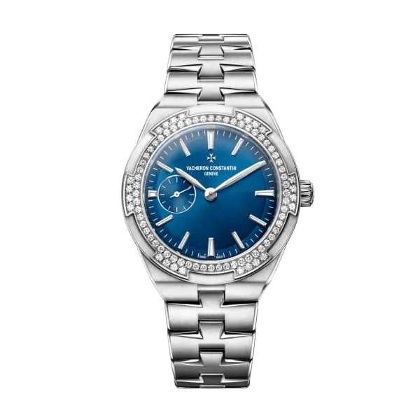 Bracelets Vacheron Constantin Vacheron Constantin Overseas 37mm Ref 2305V100AB170 Blue Index Dial Diamond Bezel Stainless Steel Bracelet Bracelets Vacheron Constantin Vacheron Constantin Overseas 37mm Ref 2305V100AB170 Blue Index Dial Diamond Bezel Stainless Steel Bracelet