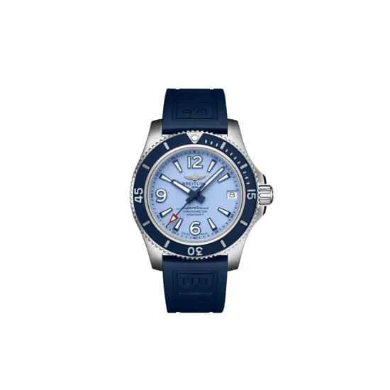 Breitling Ladies SUPEROCEAN AUTOMATIC 36 Stainless Steel Light blue dial Watch A17316D81C1S1 Breitling Watches Breitling Ladies SUPEROCEAN AUTOMATIC 36 Stainless Steel Light blue dial Watch A17316D81C1S1 Breitling Watches