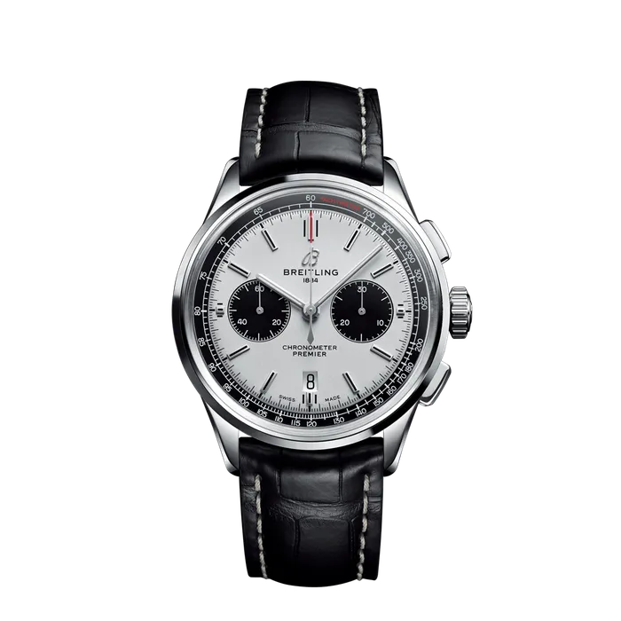 Breitling Premier B01 Chronograph 42 Silver Breitling Rings