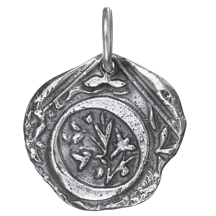Charm Necklaces Waxing Poetic Waxing Poetic Square Initial Charm O