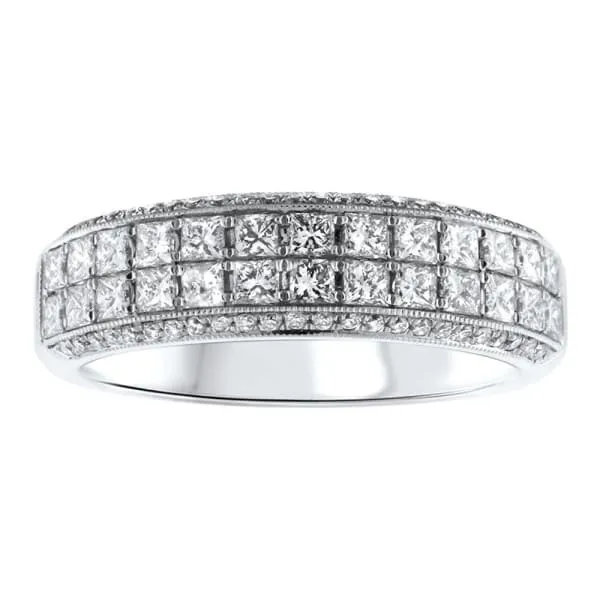Diamond Source NYC Rings 18kt White Gold Diamond Wedding Band 101ct Diamonds BA17845 Diamond Source NYC Rings 18kt White Gold Diamond Wedding Band 101ct Diamonds BA17845