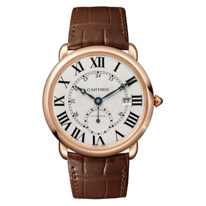 Earrings Cartier Cartier Ronde Solo de Cartier 40mm Watch Ref W6801005 Silver Roman Arabic Dial in 18K Rose Gold Case Brown Alligator Strap Earrings Cartier Cartier Ronde Solo de Cartier 40mm Watch Ref W6801005 Silver Roman Arabic Dial in 18K Rose Gold Case Brown Alligator Strap