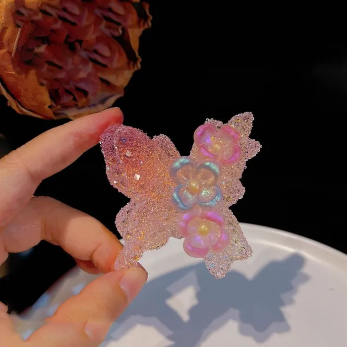 Earrings IntoResin Handmade Diamond Flower Butterfly Decoration Resin Mold