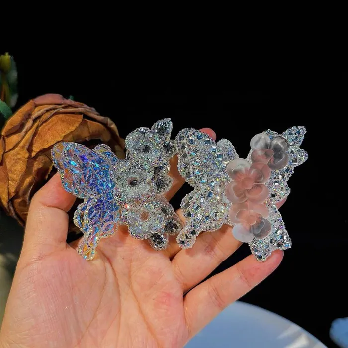 Earrings IntoResin Handmade Diamond Flower Butterfly Decoration Resin Mold
