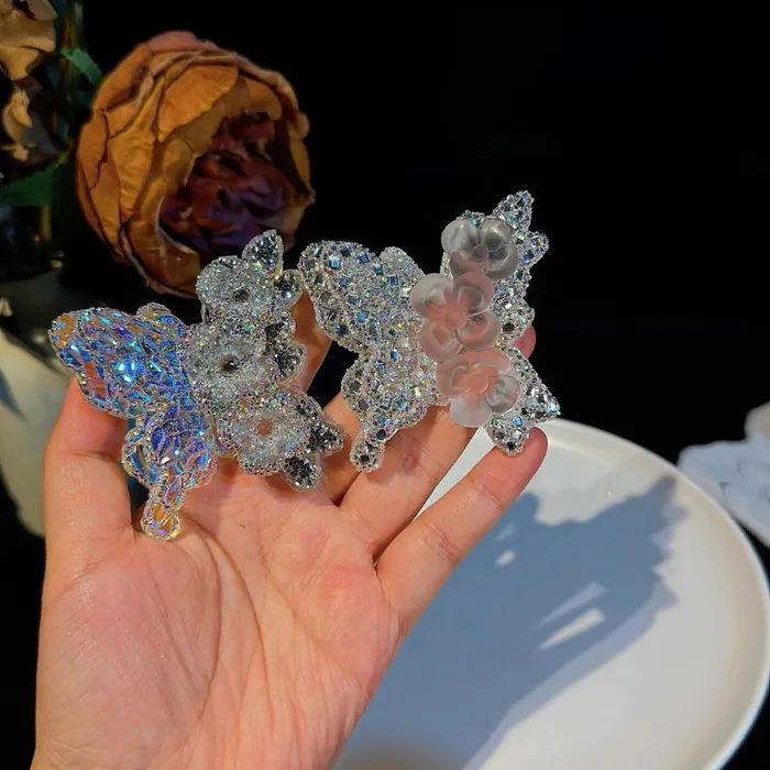 Earrings IntoResin Handmade Diamond Flower Butterfly Decoration Resin Mold