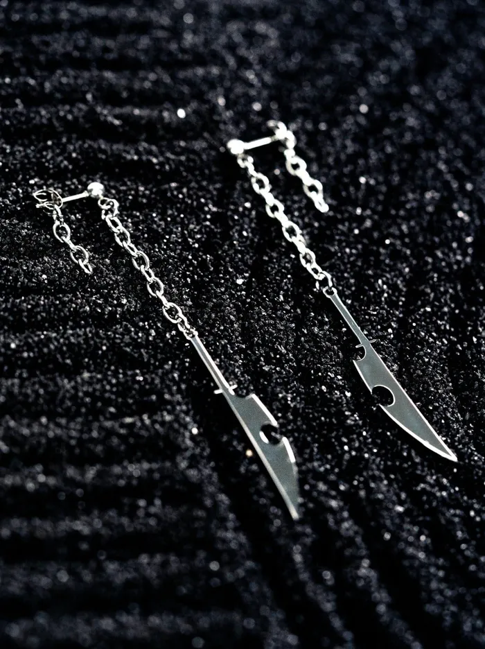 Earrings Kiyo Studios TENGEN SWORD EARRINGS