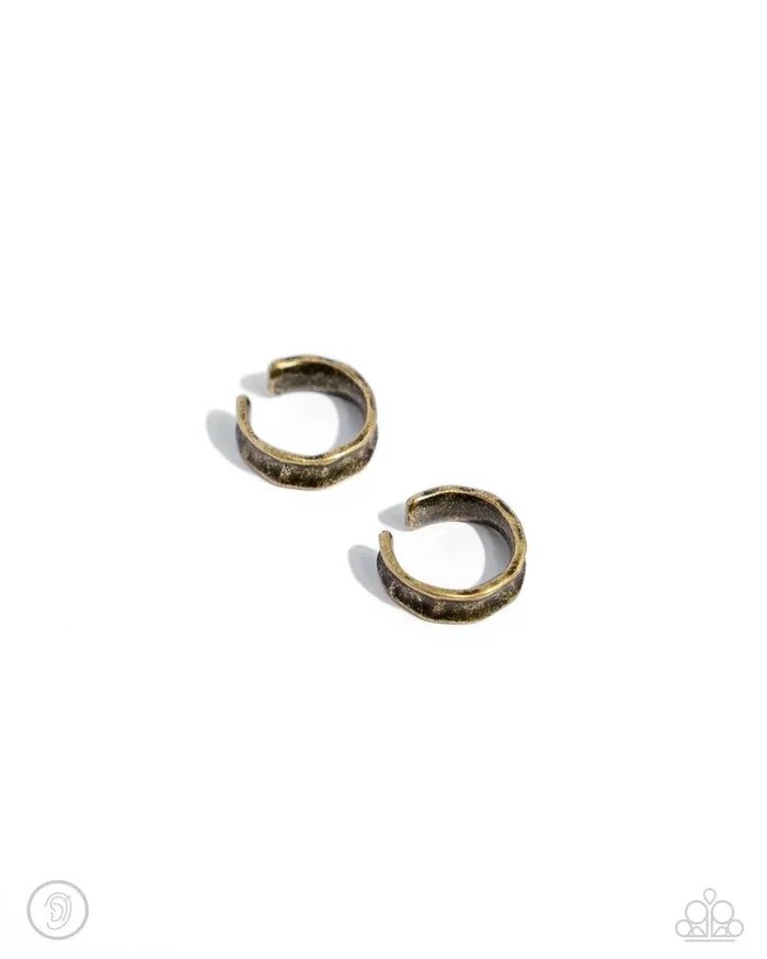 Earrings Paparazzi Earring CUFF Call Brass Paparazzi Jewelry Earrings Paparazzi Earring CUFF Call Brass Paparazzi Jewelry