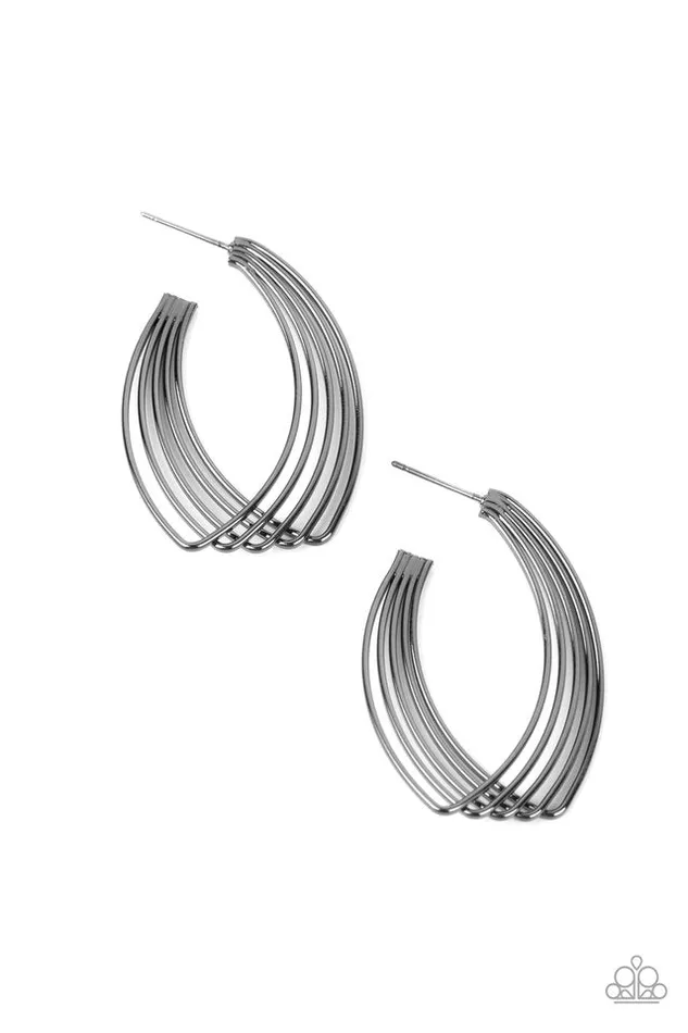 Earrings Paparazzi Earring Industrial Illusion Black Paparazzi Jewelry Earrings Paparazzi Earring Industrial Illusion Black Paparazzi Jewelry
