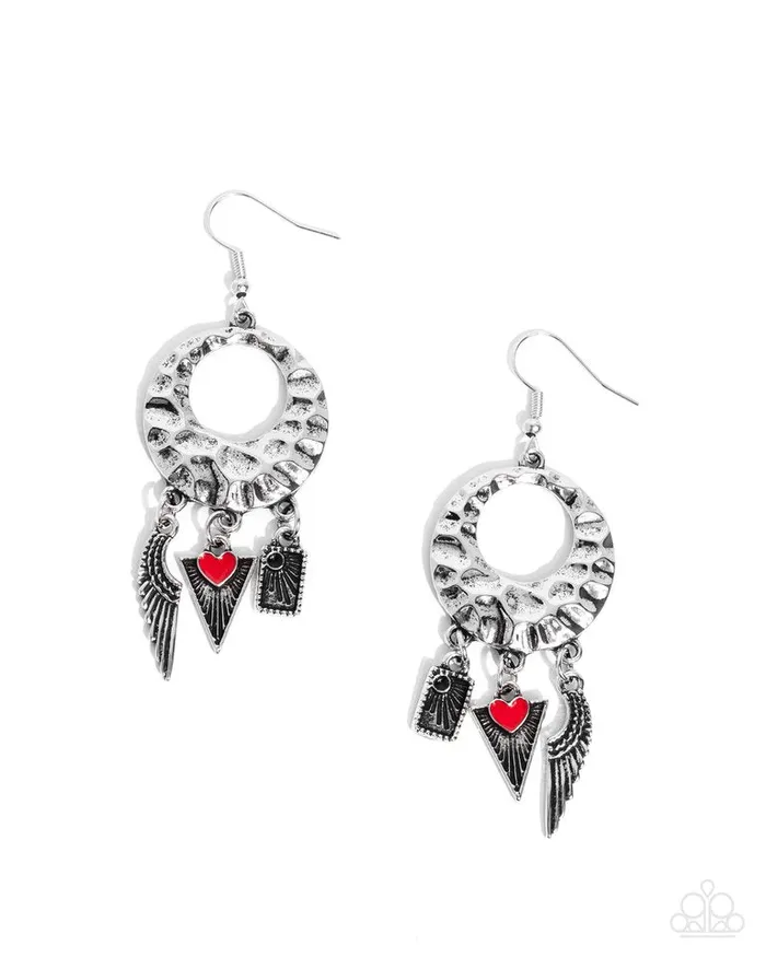 Earrings Paparazzi Jewelry Paparazzi Earring Alternative Angel Red Earrings Paparazzi Jewelry Paparazzi Earring Alternative Angel Red