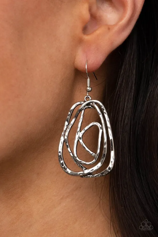 Earrings Paparazzi Jewelry Paparazzi Earring Artisan Relic Silver