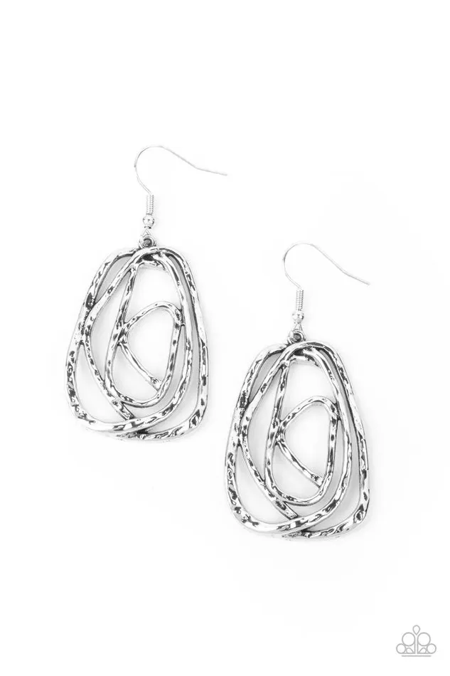 Earrings Paparazzi Jewelry Paparazzi Earring Artisan Relic Silver Earrings Paparazzi Jewelry Paparazzi Earring Artisan Relic Silver