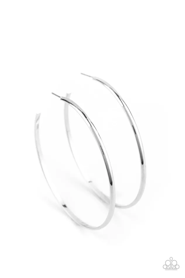 Earrings Paparazzi Jewelry Paparazzi Earring Basic Bombshell Silver Earrings Paparazzi Jewelry Paparazzi Earring Basic Bombshell Silver