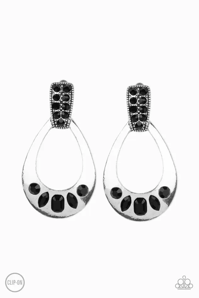 Earrings Paparazzi Jewelry Paparazzi Earring Broker Babe Black