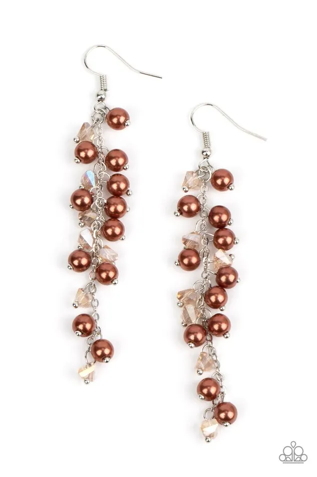 Earrings Paparazzi Jewelry Paparazzi Earring Candlelight Cruise Brown Earrings Paparazzi Jewelry Paparazzi Earring Candlelight Cruise Brown