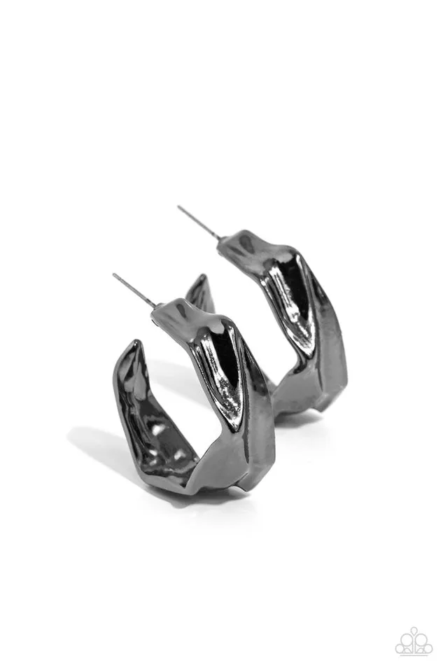 Earrings Paparazzi Jewelry Paparazzi Earring Cutting Edge Couture Black Earrings Paparazzi Jewelry Paparazzi Earring Cutting Edge Couture Black