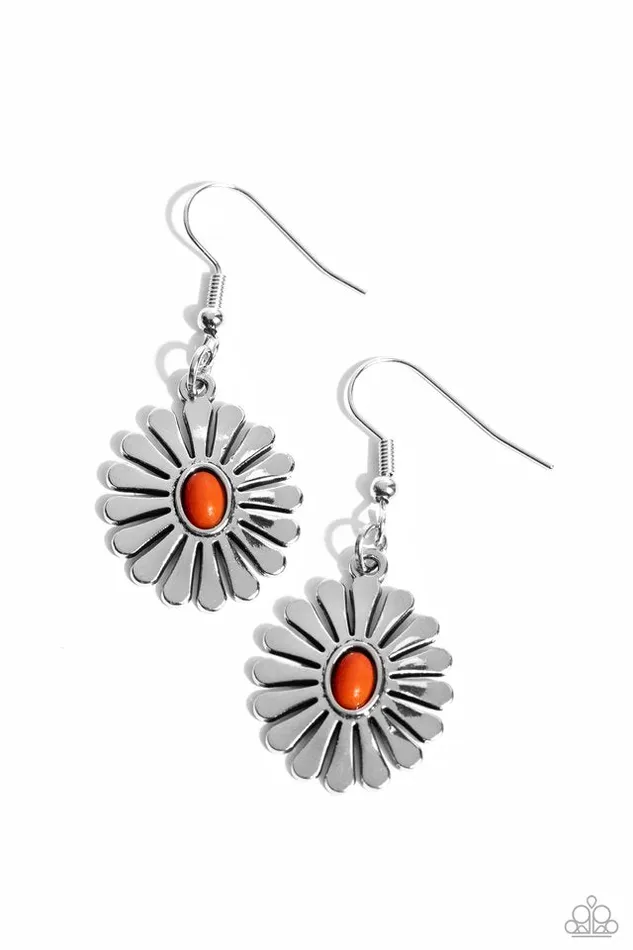Earrings Paparazzi Jewelry Paparazzi Earring Delectably Daisy Orange Earrings Paparazzi Jewelry Paparazzi Earring Delectably Daisy Orange