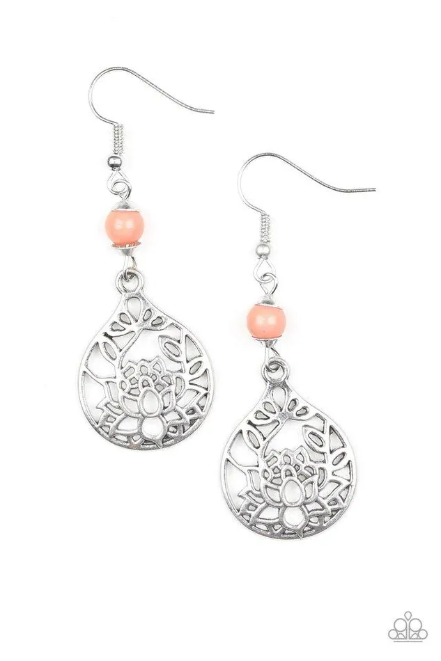 Earrings Paparazzi Jewelry Paparazzi Earring In Bloom Orange