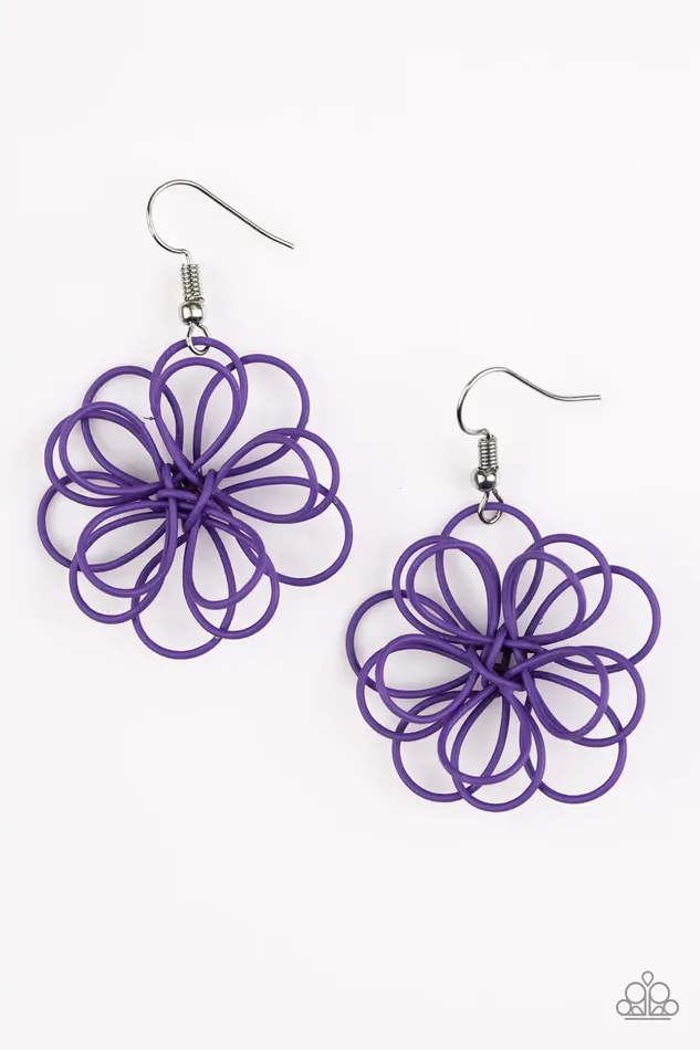 Earrings Paparazzi Jewelry Paparazzi Earring Midsummer Magic Purple