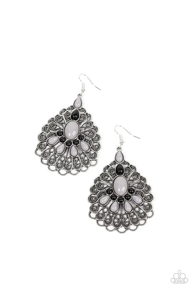 Earrings Paparazzi Jewelry Paparazzi Earring Peacock Prance Silver Earrings Paparazzi Jewelry Paparazzi Earring Peacock Prance Silver