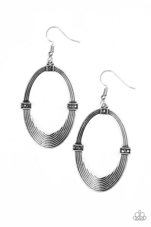 Earrings Paparazzi Jewelry Paparazzi Earring Radiantly Rural Silver