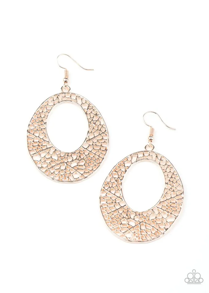 Earrings Paparazzi Jewelry Paparazzi Earring Serenely Shattered Rose Gold Earrings Paparazzi Jewelry Paparazzi Earring Serenely Shattered Rose Gold