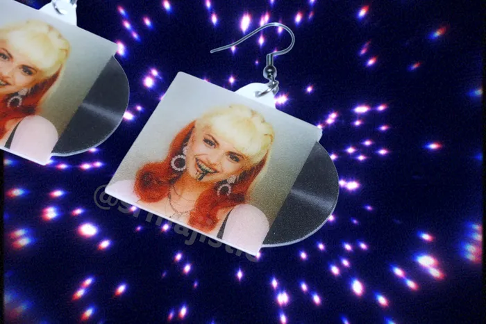 Earrings Rebecca Black Rebecca Black Was Here Vinyl Album Handmade Earrings Sam Makes Things Earrings Rebecca Black Rebecca Black Was Here Vinyl Album Handmade Earrings Sam Makes Things