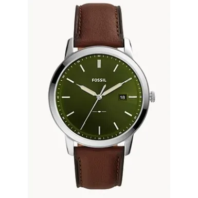 Fossil Townsman Automatic Watch Brown Leather 44mm Quartz Fossil Watches