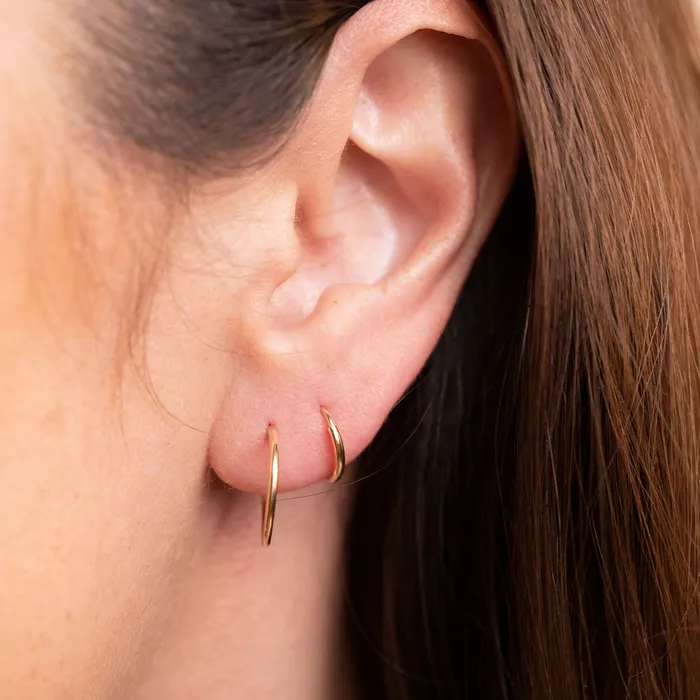 Gold Filled Endless Hoops TheRoseGypsy PreStyled Sets