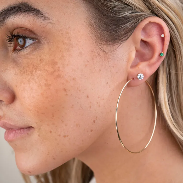 Gold Filled Endless Hoops TheRoseGypsy PreStyled Sets