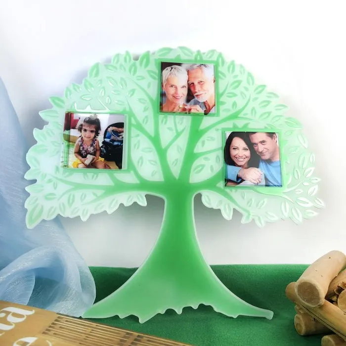 IntoResin Tree of Life Photo Frame Resin Mold Necklaces