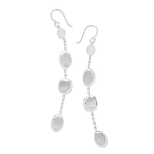 Ippolita Ippolita Sterling Silver Onda Chain Linear Earrings Earrings