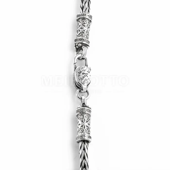 Konstantino Silver 38mm Wheat Chain 22 inch Konstantino Necklaces