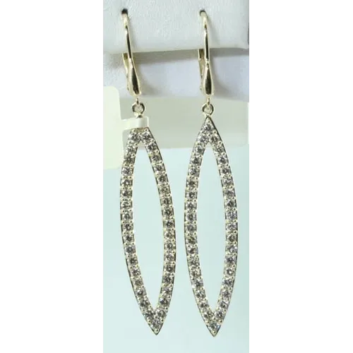 Le Vian 14K Honey Gold Diamond Dangle Earrings Le Vian Earrings