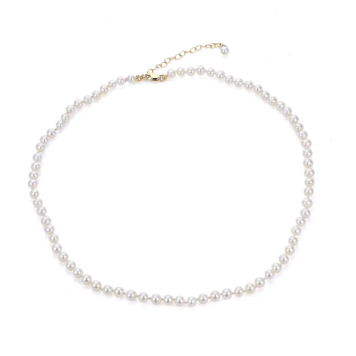 Necklaces Croghans Child 4mm Freshwater Pearl 14K Yellow Gold Necklace
