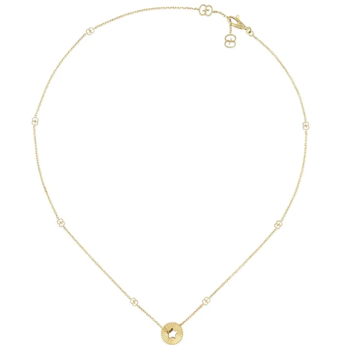 Necklaces Gucci Gucci 18K Yellow Gold Icon Star Necklace 165 inch
